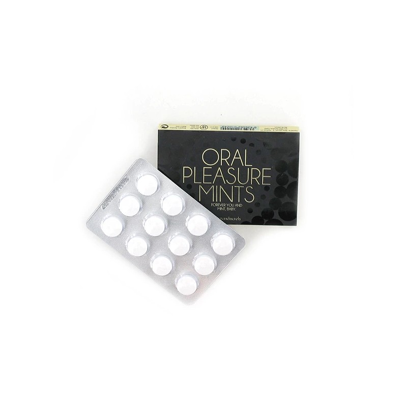 Miętówki do seksu oralnego - Bijoux Indiscrets Oral Pleasure Mints Peppermint 12 szt